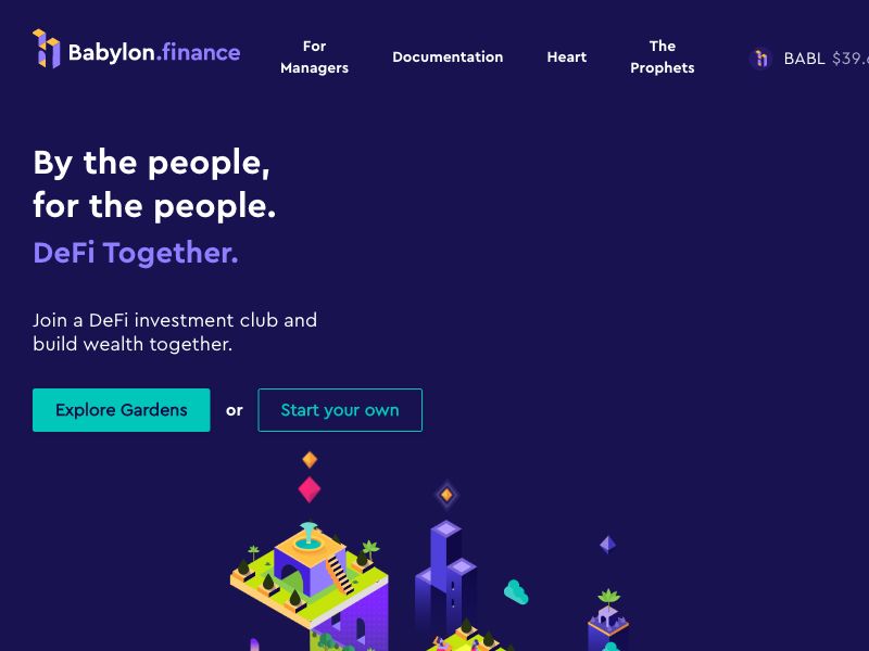 Babylon Finance Screenshot