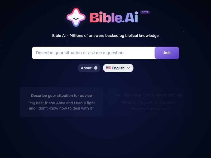 Bible Ai Screenshot