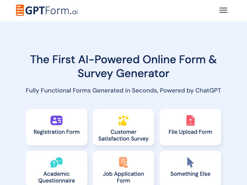 GPTForm.ai Screenshot