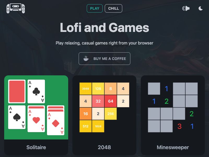 Lofi and Games Screenshot