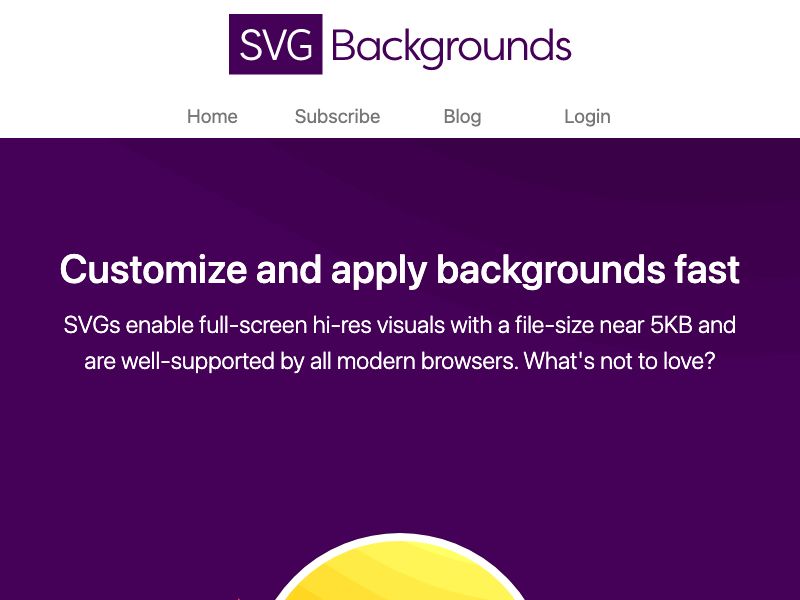SVG Backgrounds Screenshot