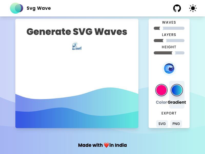 SVG Wave Screenshot