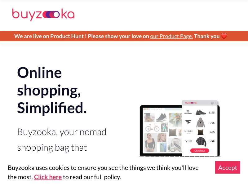 Buyzooka Check-out