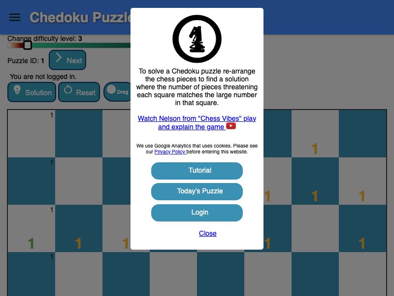 Chedoku Puzzles Screenshot