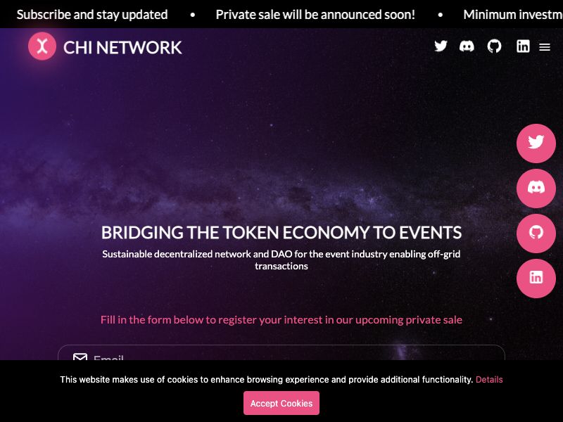 CHI Network Screenshot