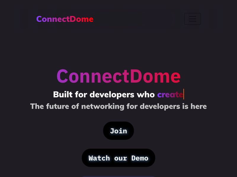 ConnectDome Screenshot
