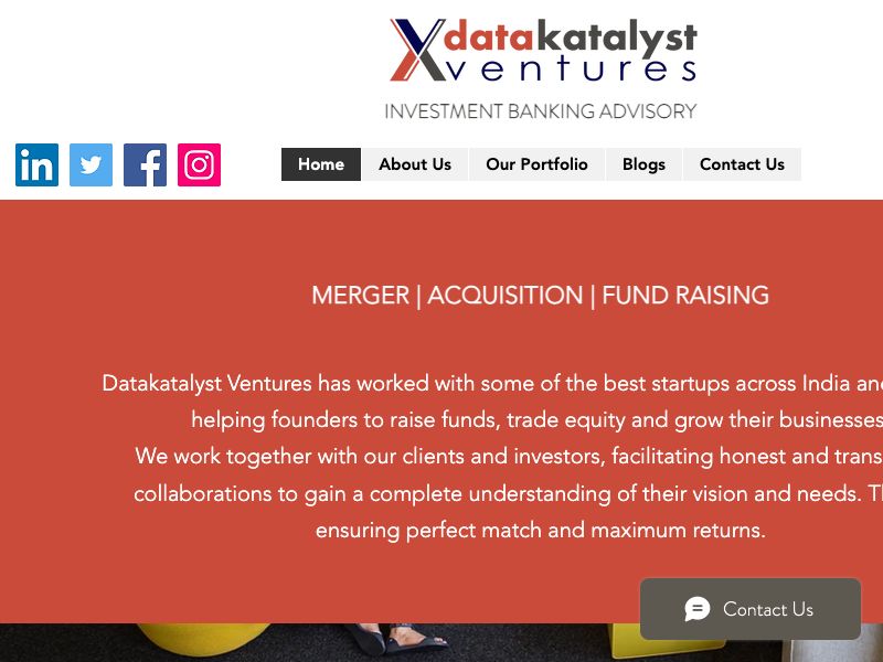 Datakatalyst Ventures Screenshot