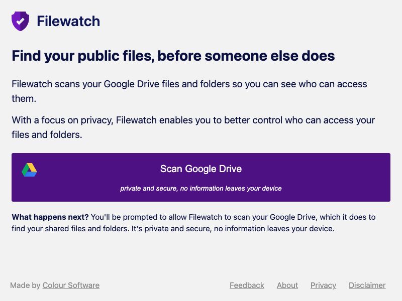 Filewatch Screenshot