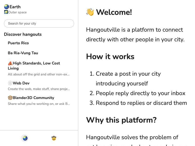 Hangoutville Screenshot