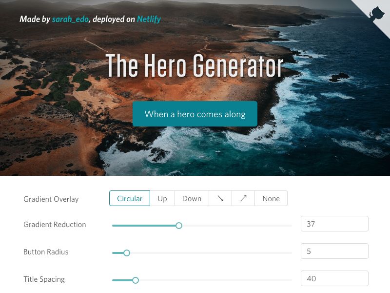 Hero Generator Screenshot