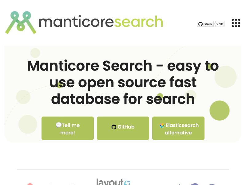 Manticore Search Screenshot