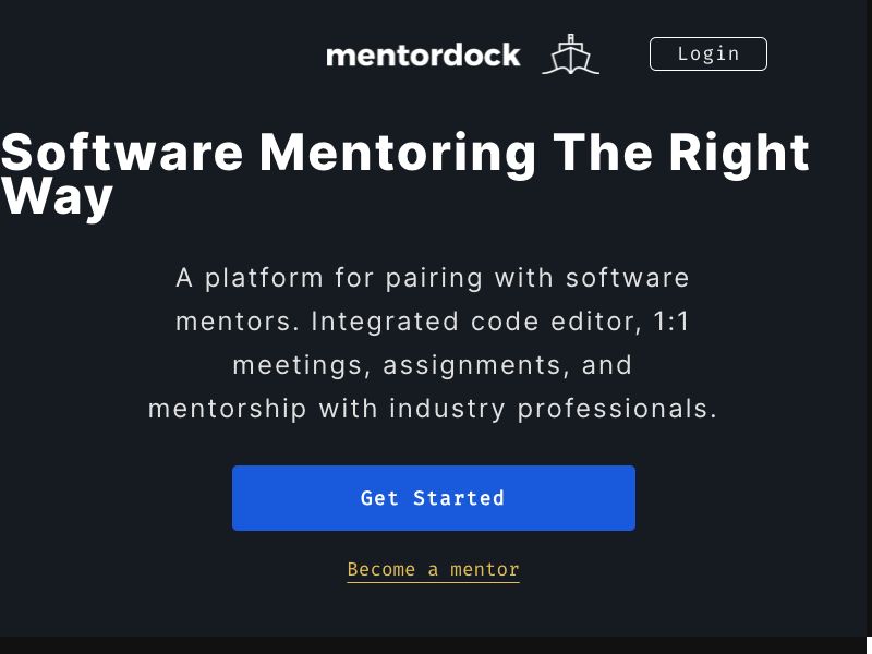 Mentordock Screenshot