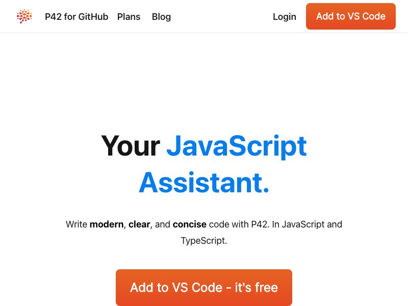 P42 JavaScript Assistant Screenshot