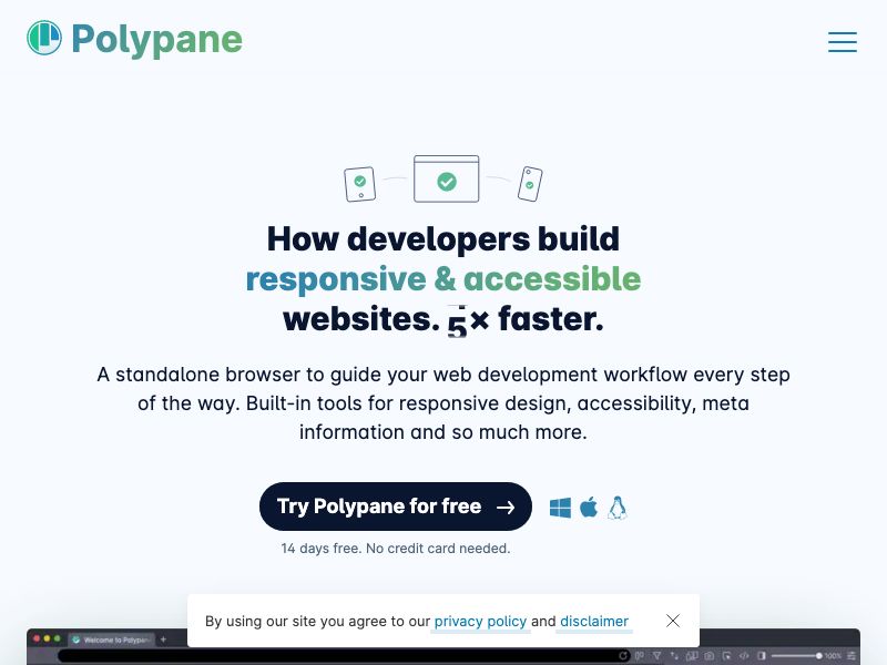Polypane Screenshot