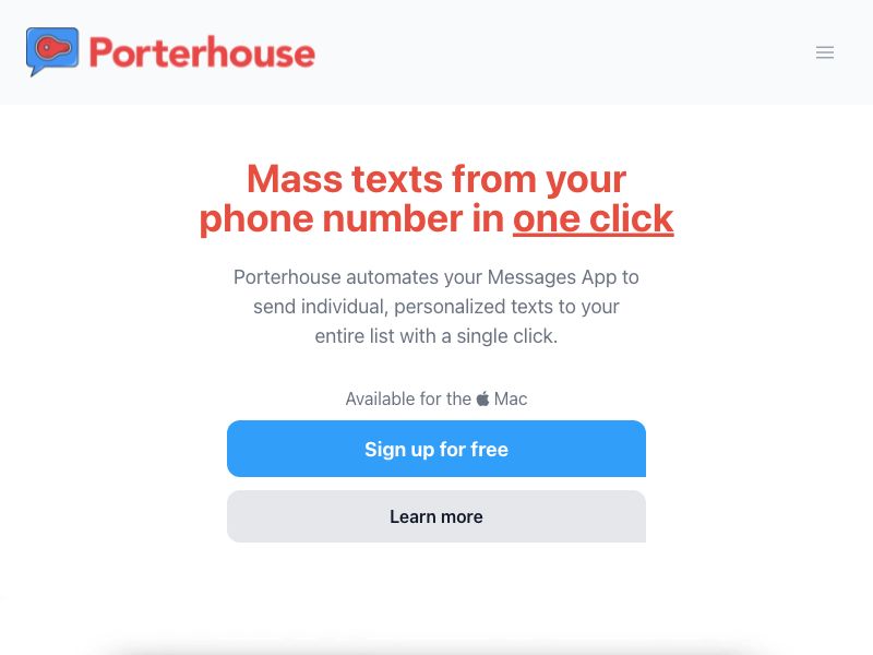 Porterhouse App