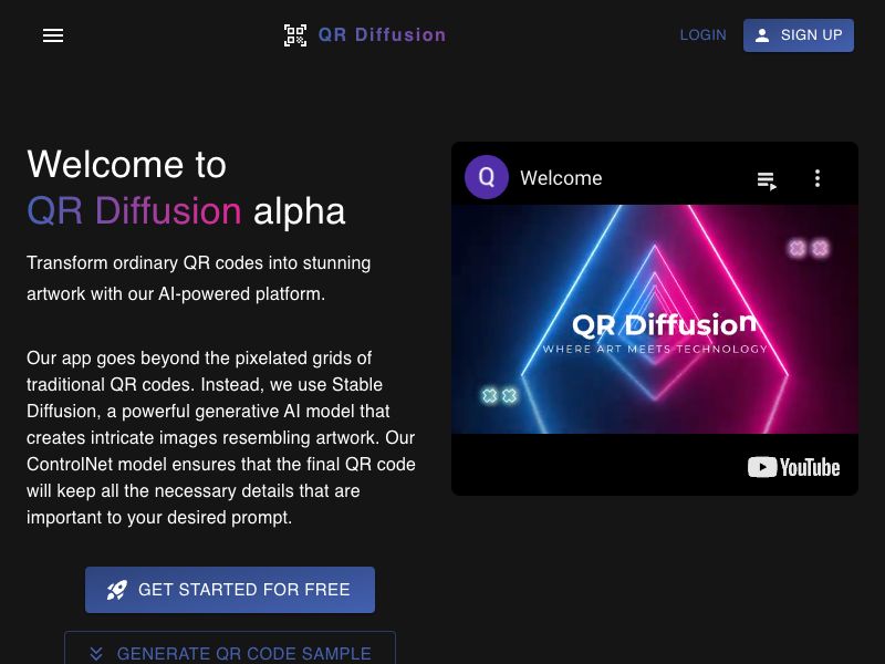Qr Diffusion Screenshot