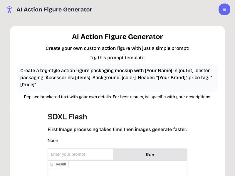AI Action Figure Generator