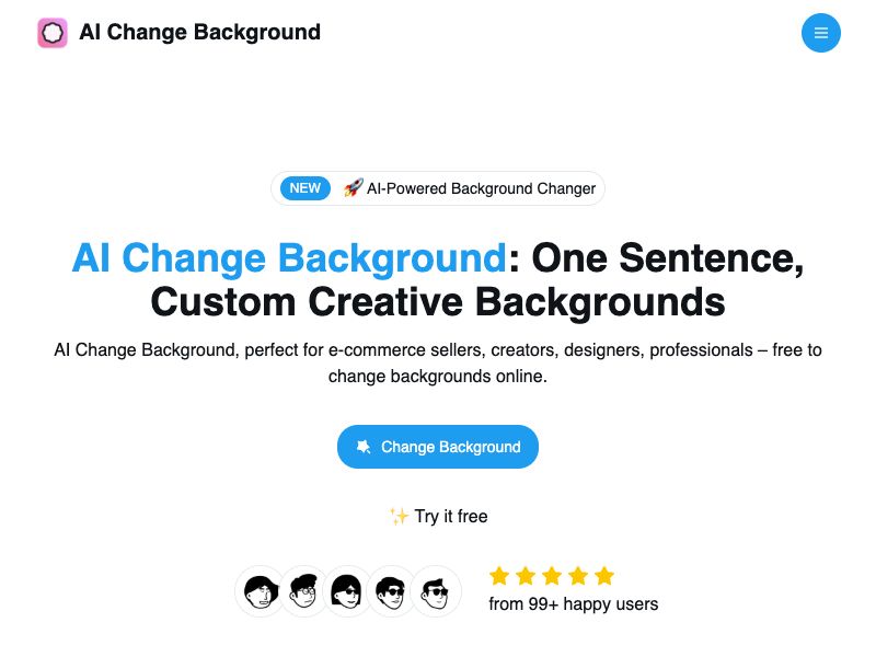 AI Background Removal & Change