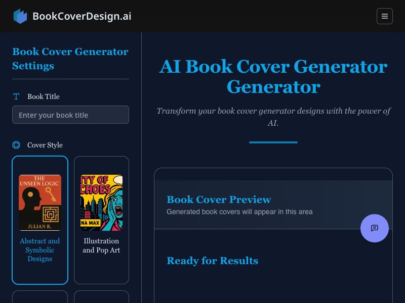AI Book Cover Design