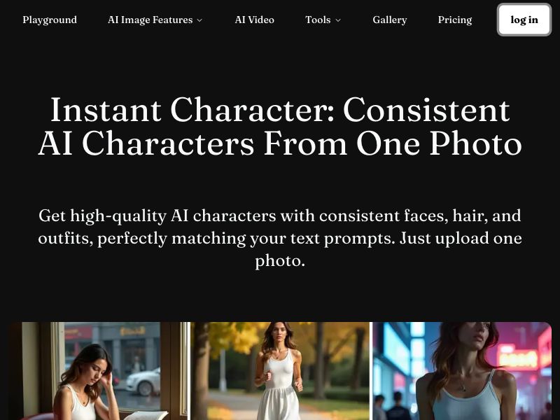 AI Instant Character Generator