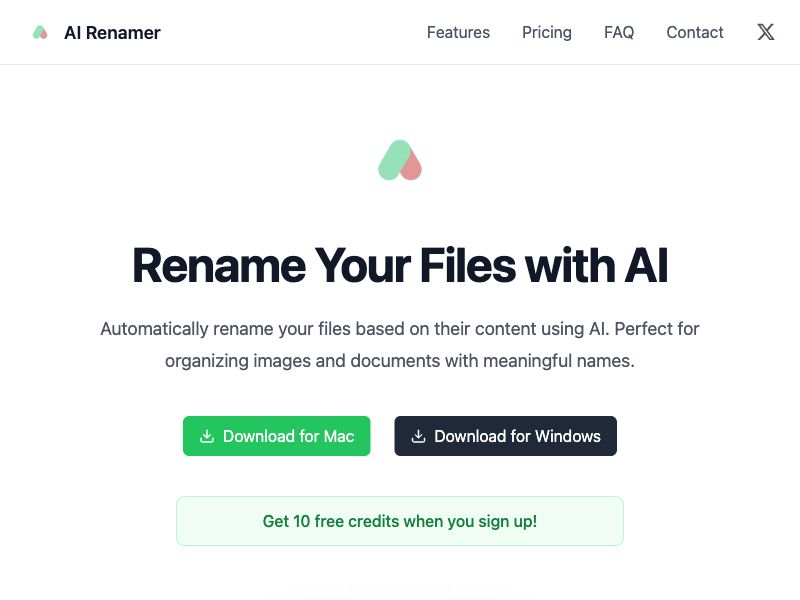 AI Renamer Screenshot