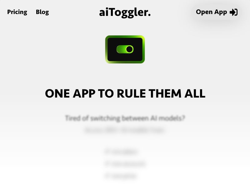 aiToggler Screenshot