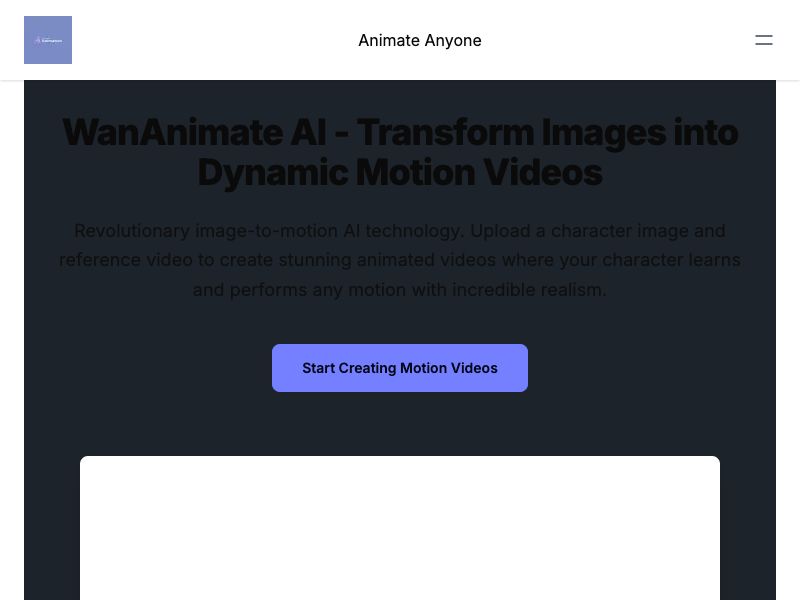 Animate Anyone AI