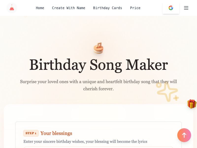 Birthday Song Maker