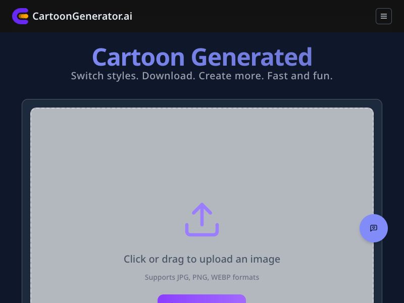 cartoon generator Screenshot