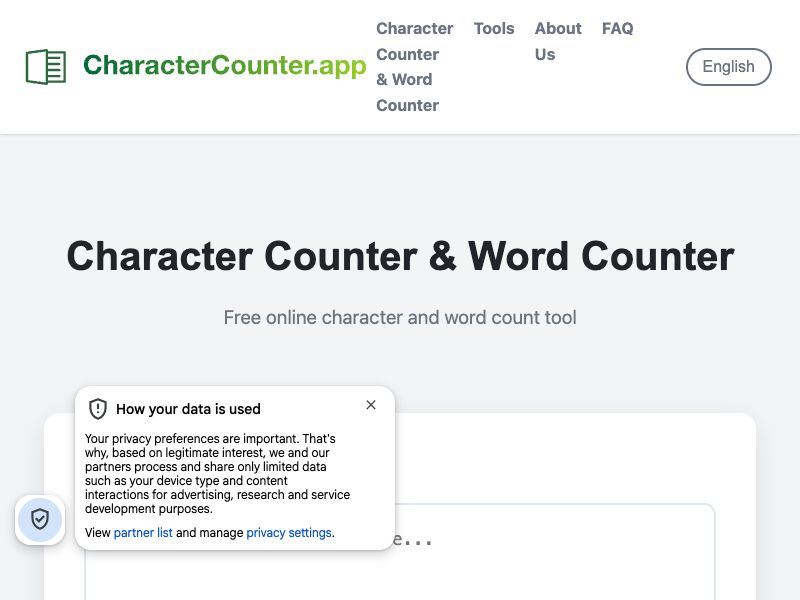 Character Counter
