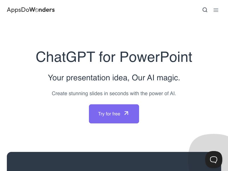 ChatGPT For PowerPoint