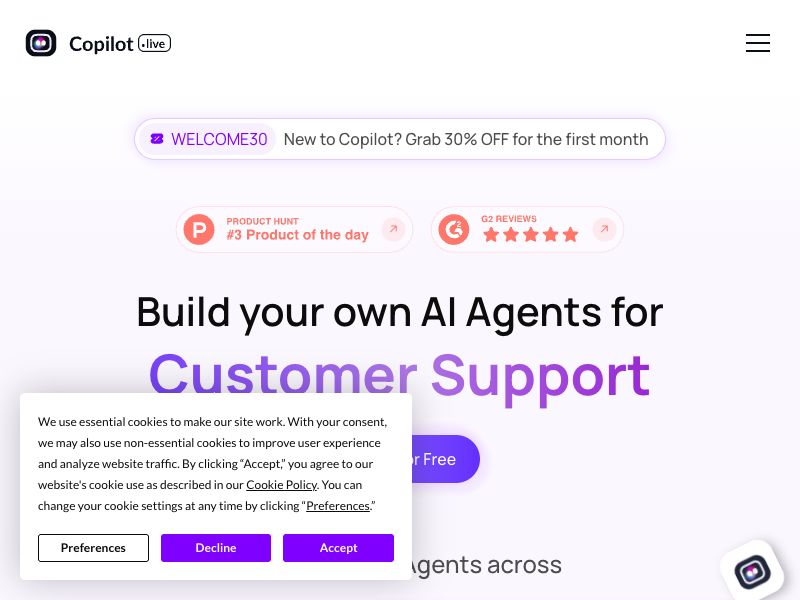 Copilot Live Screenshot