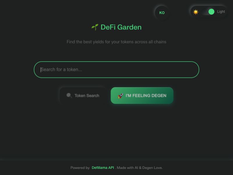 DeFi Garden