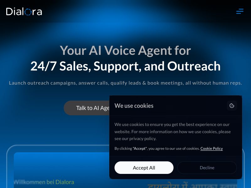 Dialora.ai Screenshot