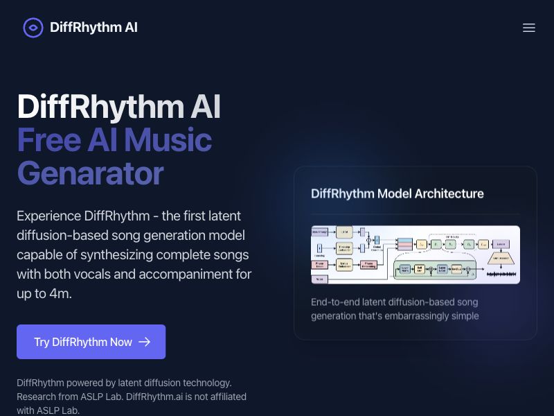 DiffRhythm AI Music
