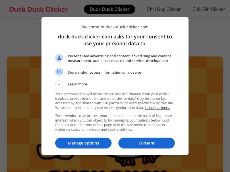 Duck Duck Clicker