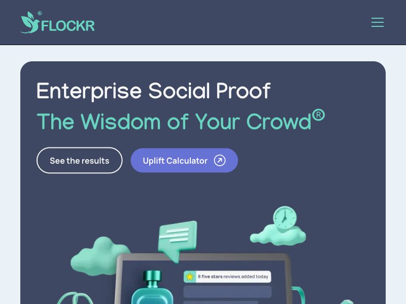 Flockr.co Screenshot