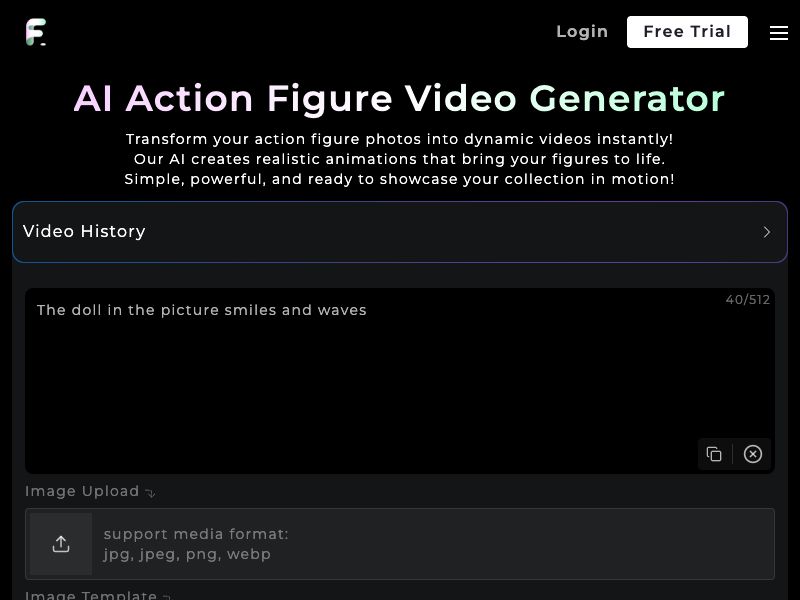FluxAI Action Figure Generator