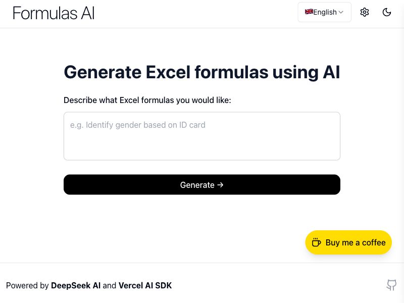 Formulas AI