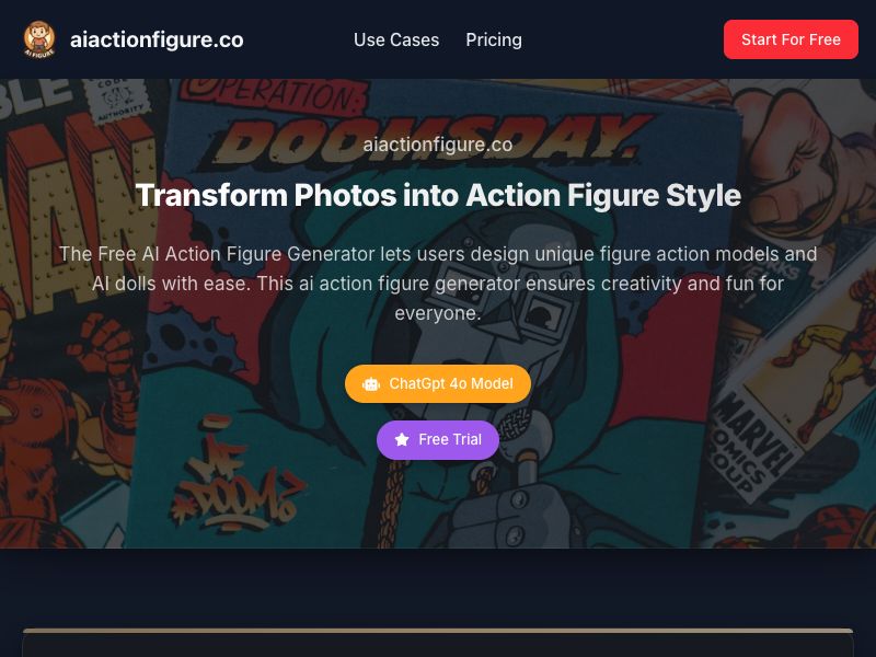 Free AI Action Figure Generator