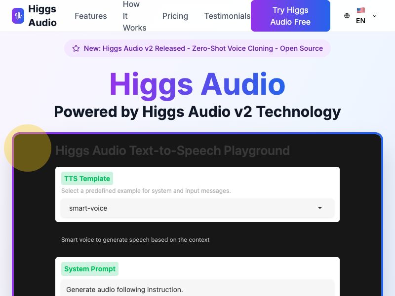 Higgs Audio