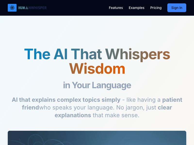HumanWhisper Screenshot