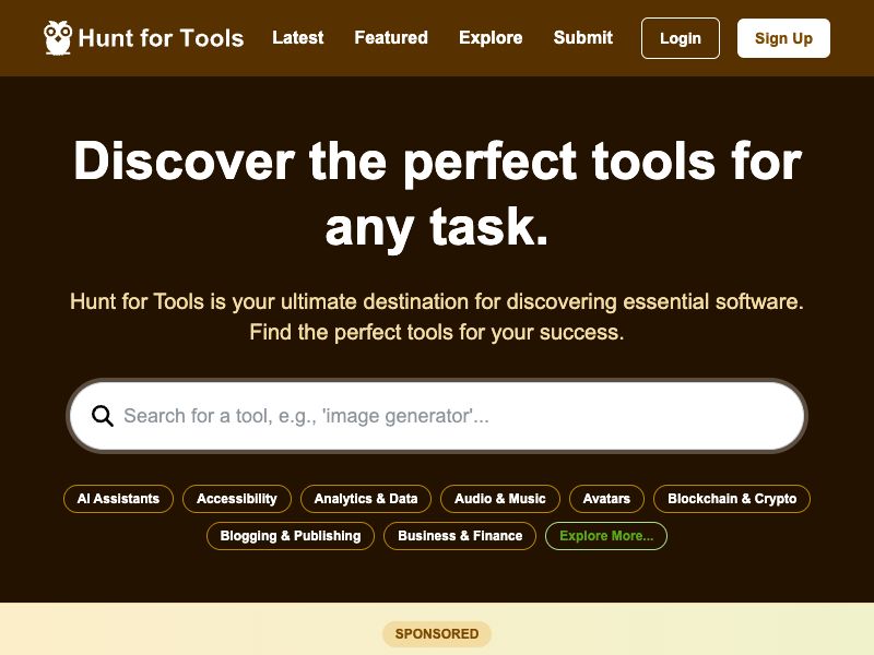 Hunt for Tools