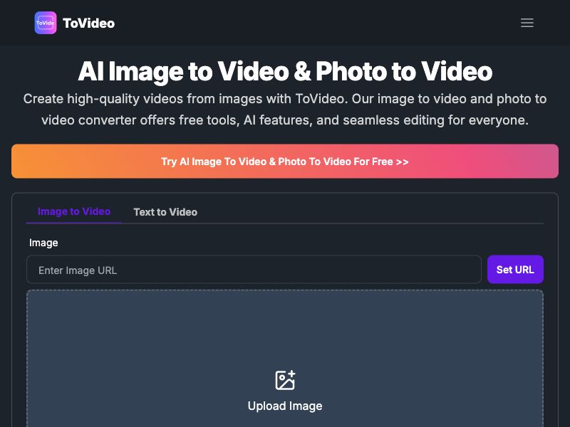 Image to Video Screenshot