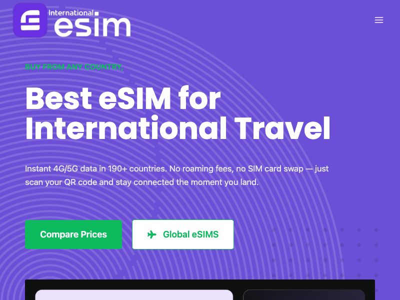 International esim