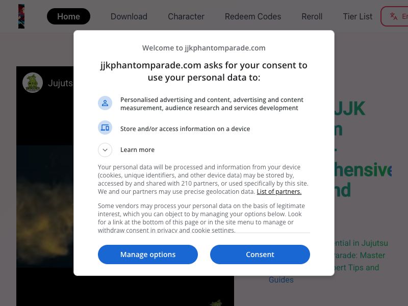 Jujutsu Kaisen Phantom Parade