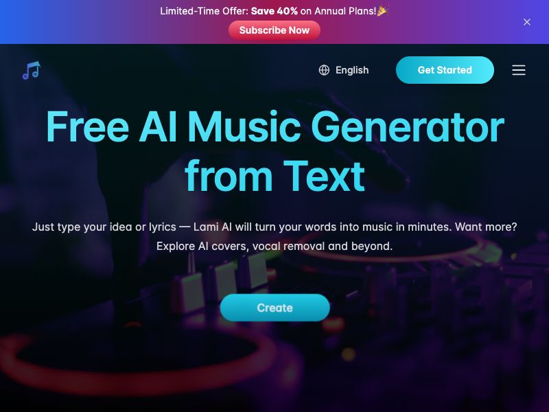 Lami.ai: Free AI Music from Text