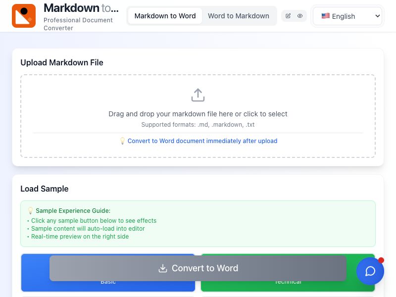 markdown to word