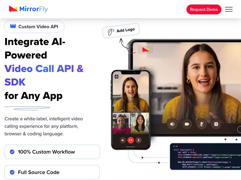 MirrorFly Video Call API & SDK