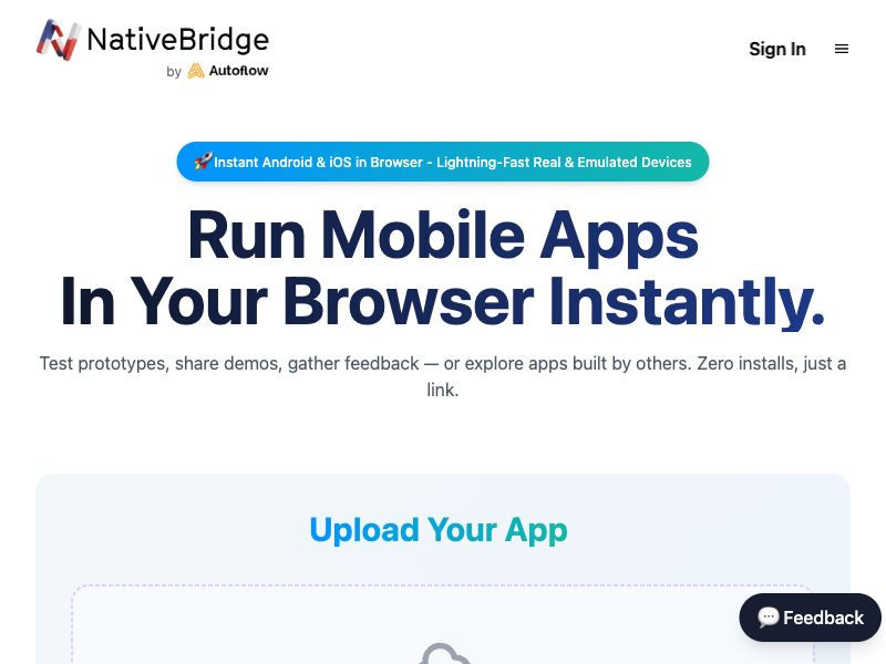 NativeBridge Screenshot